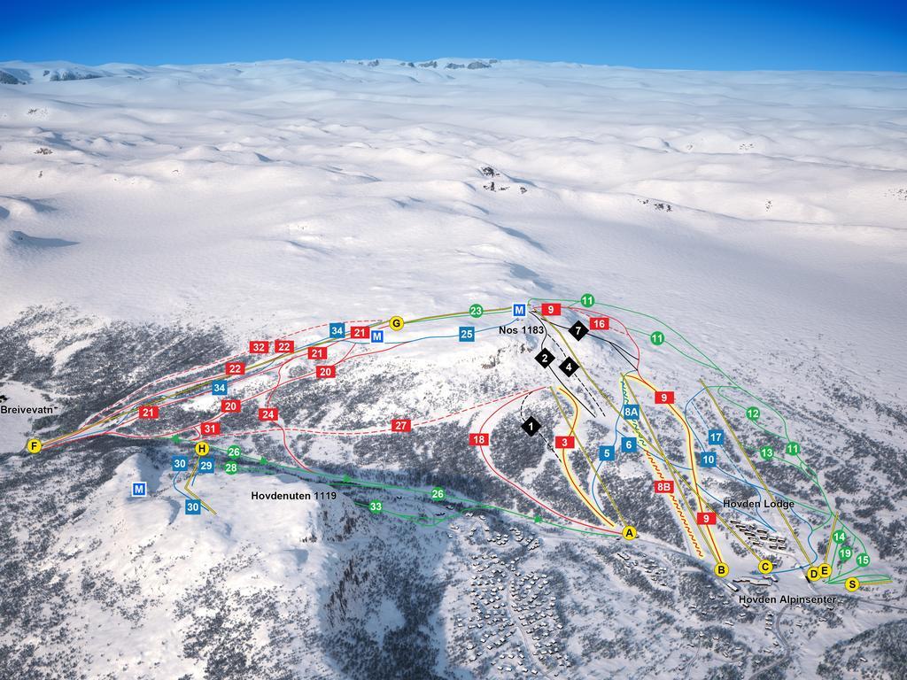 Hovden Hoyfjellsenter Hotel Luaran gambar