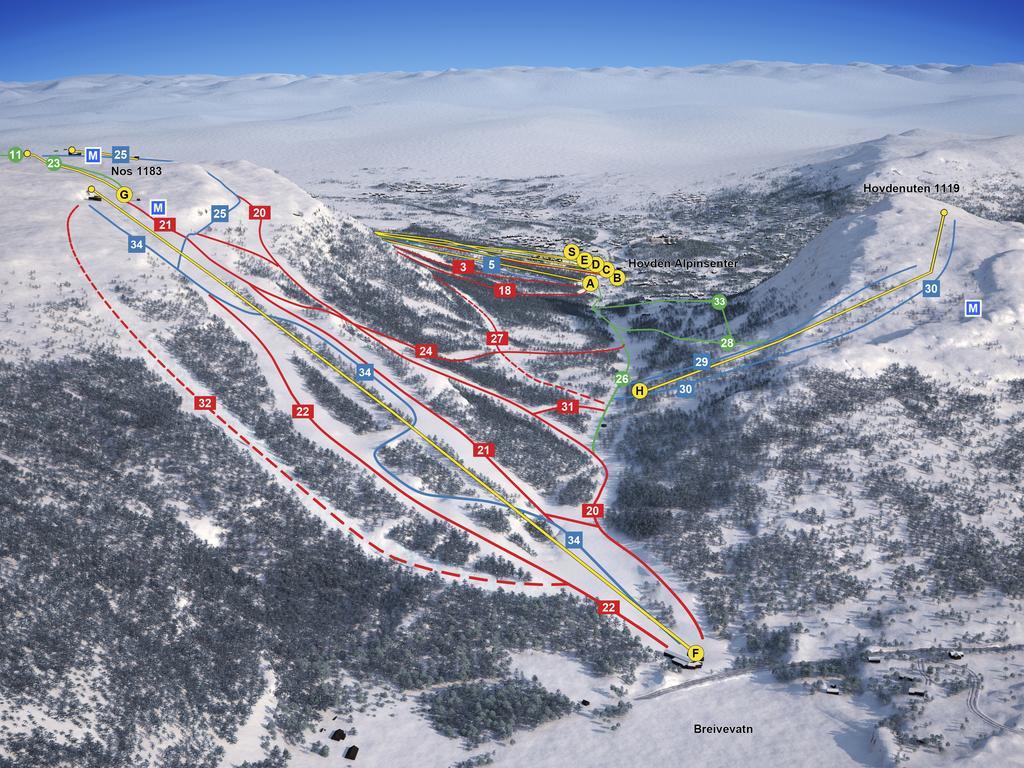 Hovden Hoyfjellsenter Hotel Luaran gambar